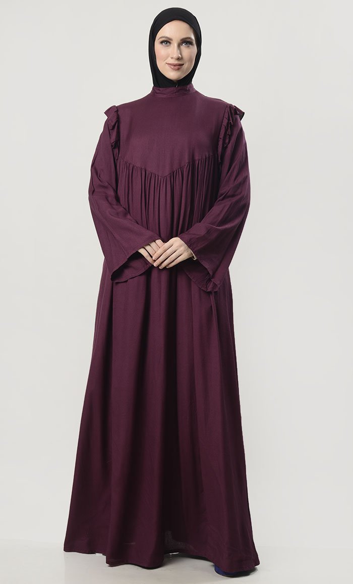 Basic Brunch Abaya With Pockets