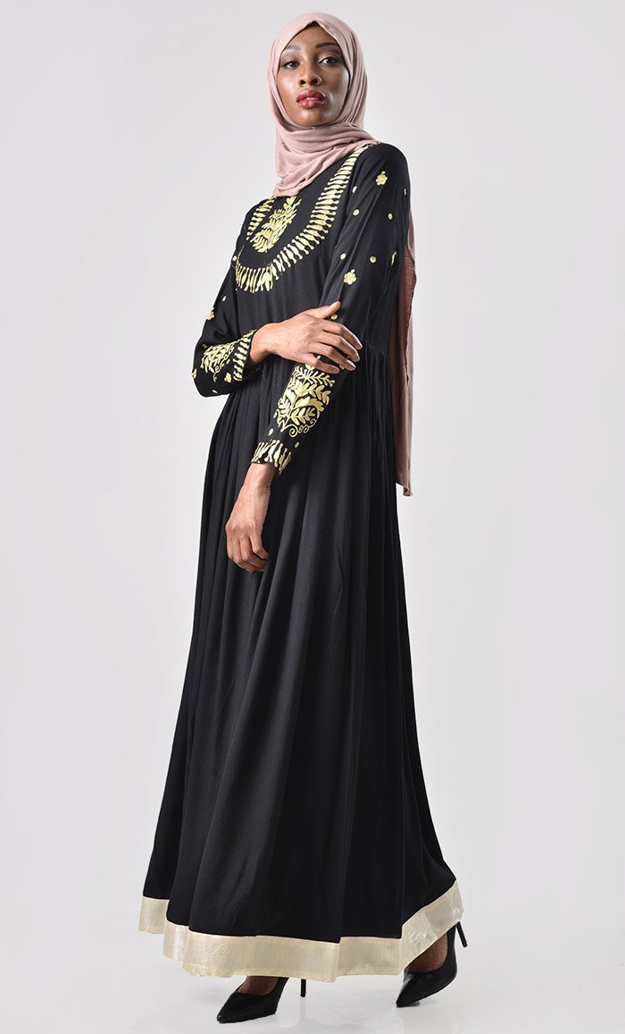 Elegance First Embroidered Abaya