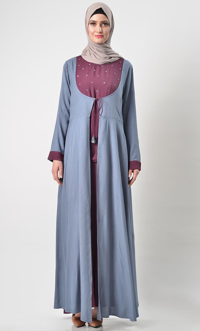 Double Layer With Shurg Abaya