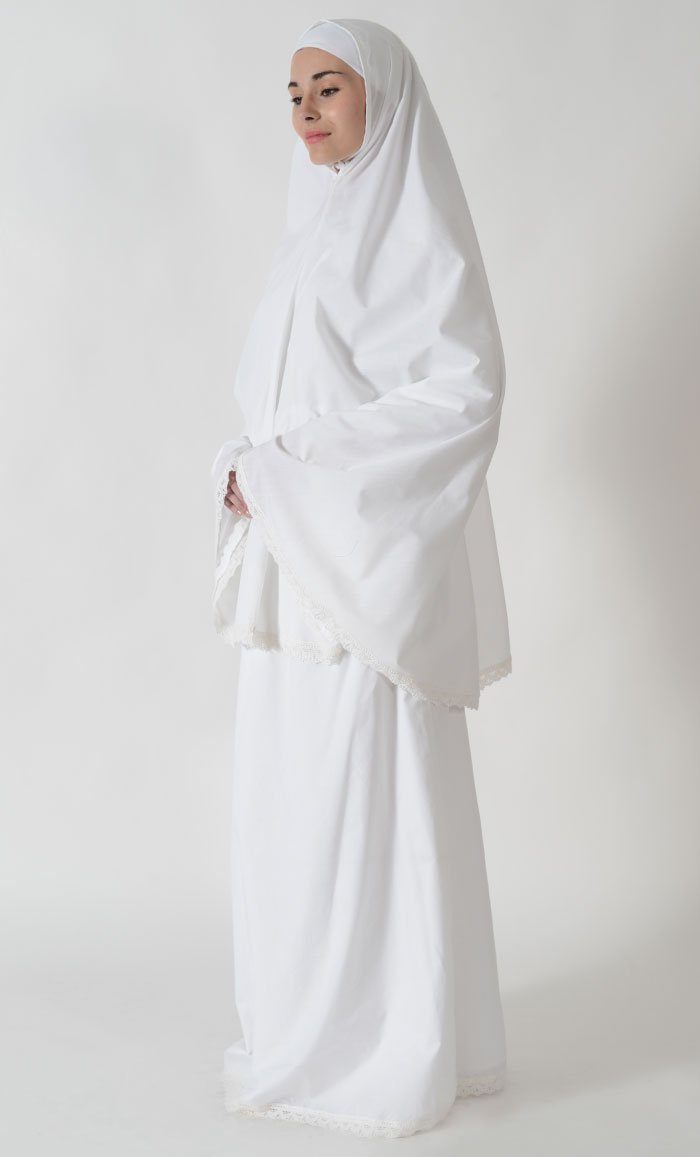 Modest Wear Two Piece Abaya Set