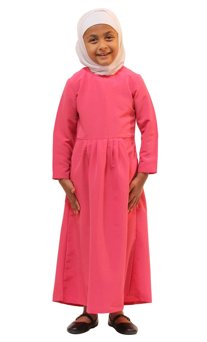 Girls Pleated  Abaya