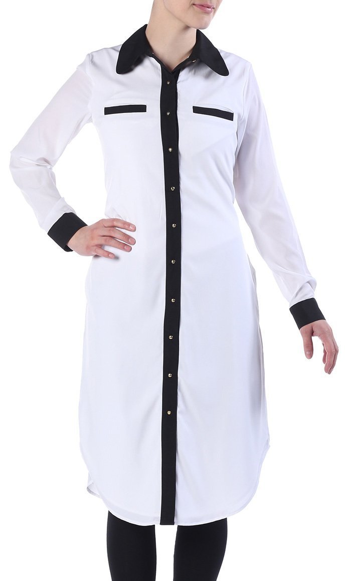 Taba butterfly collar tunic