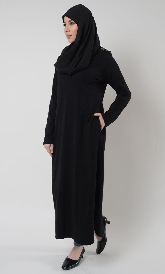 Modest Wear Round Neckline Long Tunic