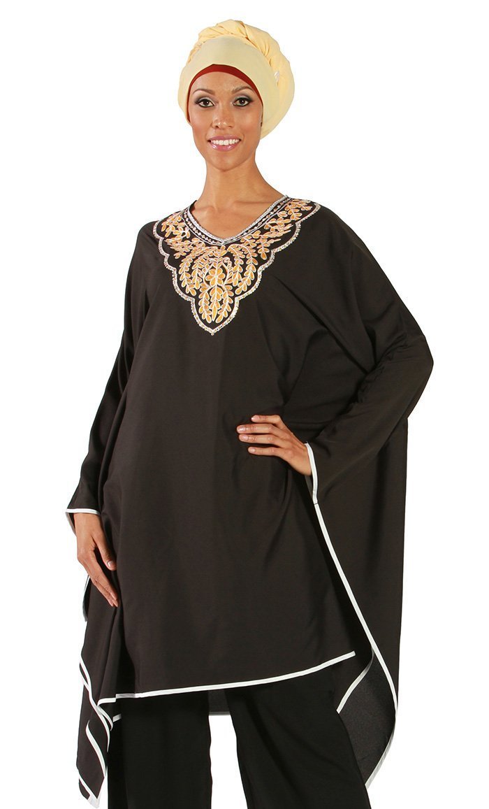 Embroidered Kaftan Tunic