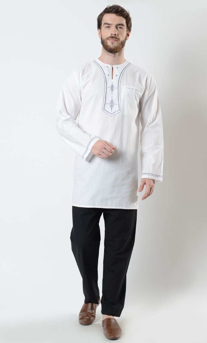 Mens Embroidered Tunic