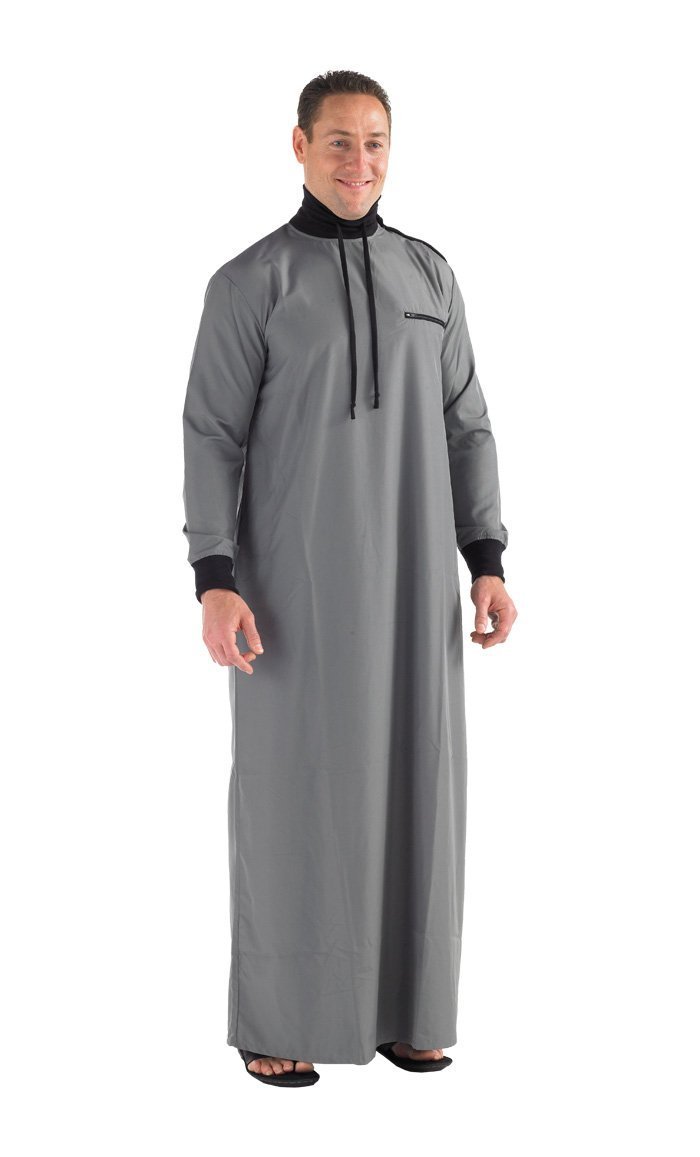 High neck Jubba grey