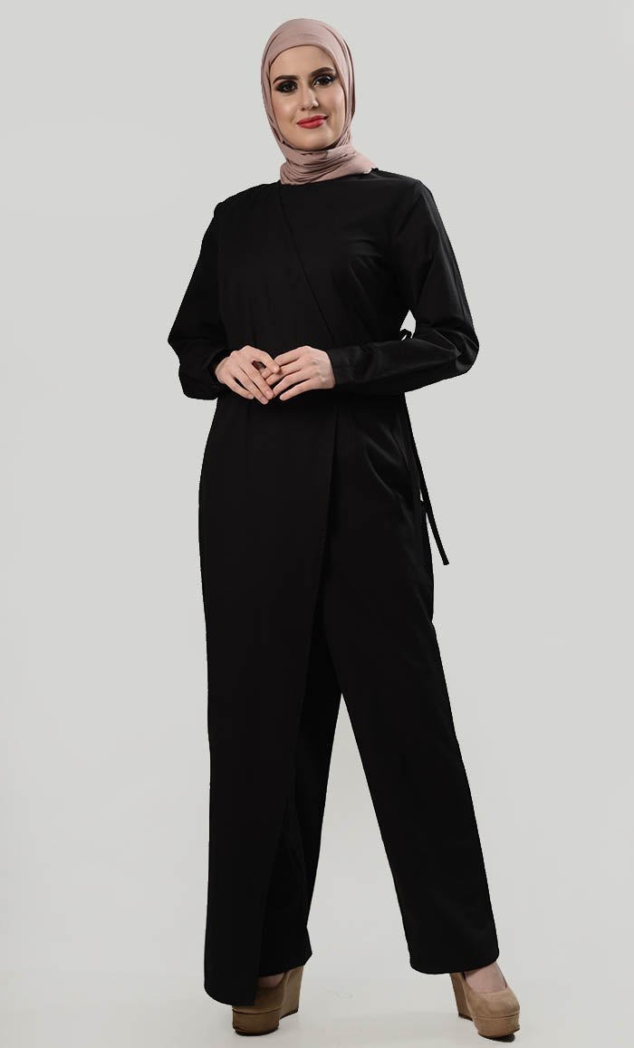 Well Dressed Shrug Jumpsuit