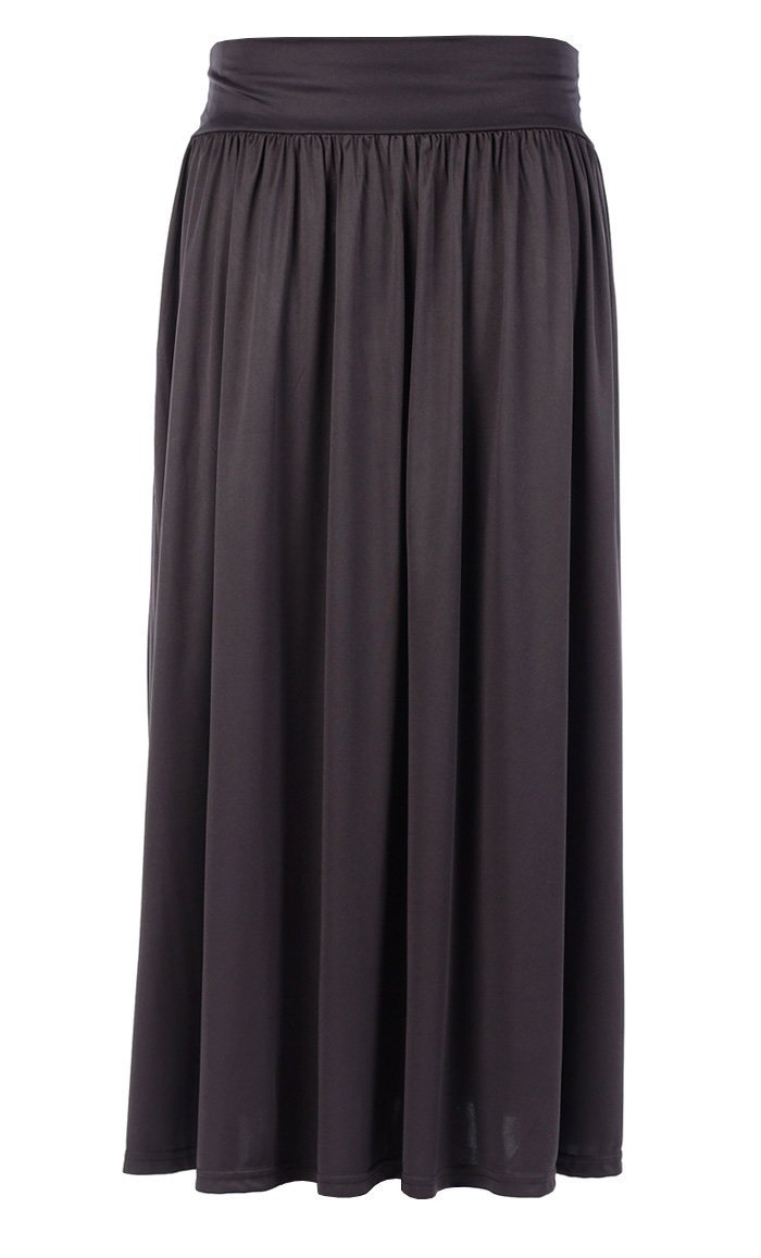 Casual Wear Elasticated Waistband Long Skirt