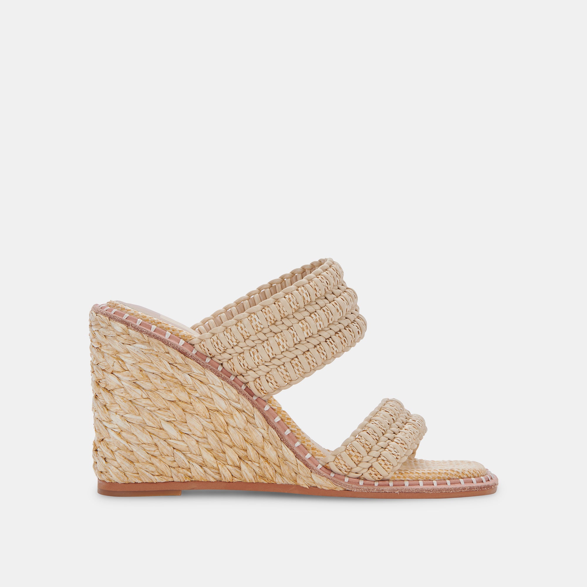 ABIGAL WEDGES LT NATURAL RAFFIA