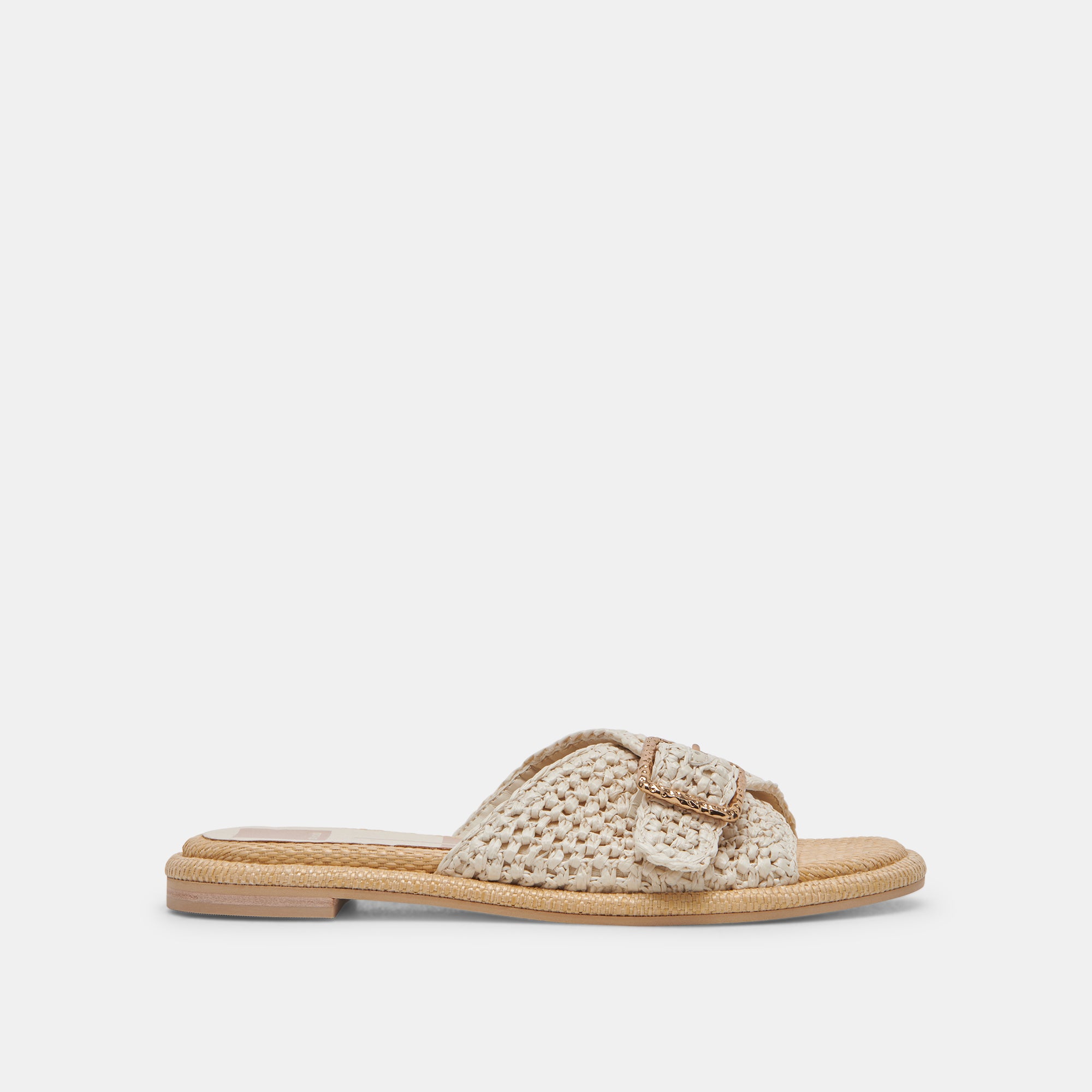 ALONZO SANDALS IVORY RAFFIA