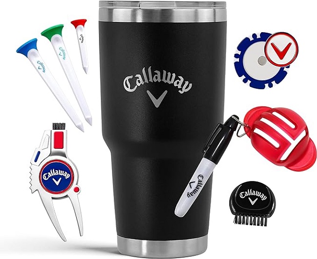 Callaway Golf Stainless Steel 20oz Tumbler Gift Set