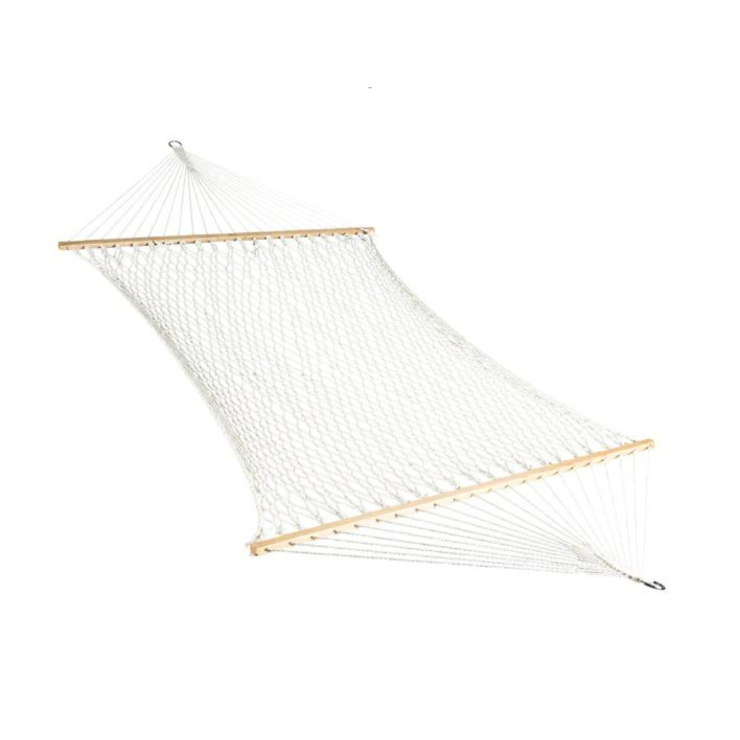 Bliss Classic Cotton Rope Hammock - 13 Foot Length w/ Spreader Bar