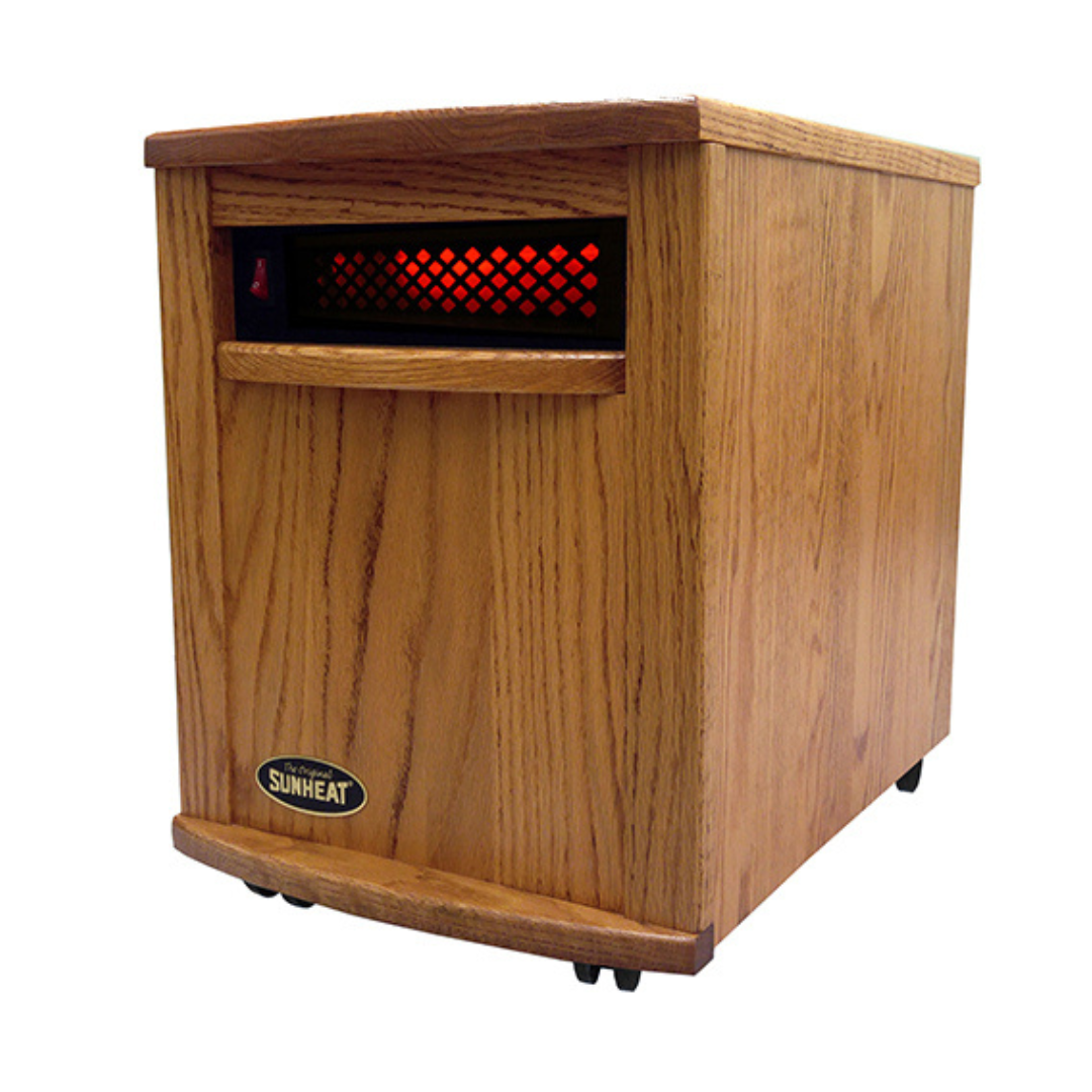 Sunheat Amish Hand Crafted Wooden Infrared Home/Office Heaters