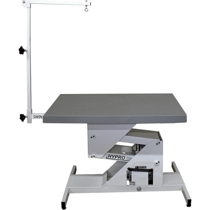 Edemco F975000 HyPro Hydraulic Grooming Table with Grooming Swing Arm **Lead Time Applies