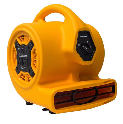 XPOWER P-130A Compact Air Mover with Daisy Chain