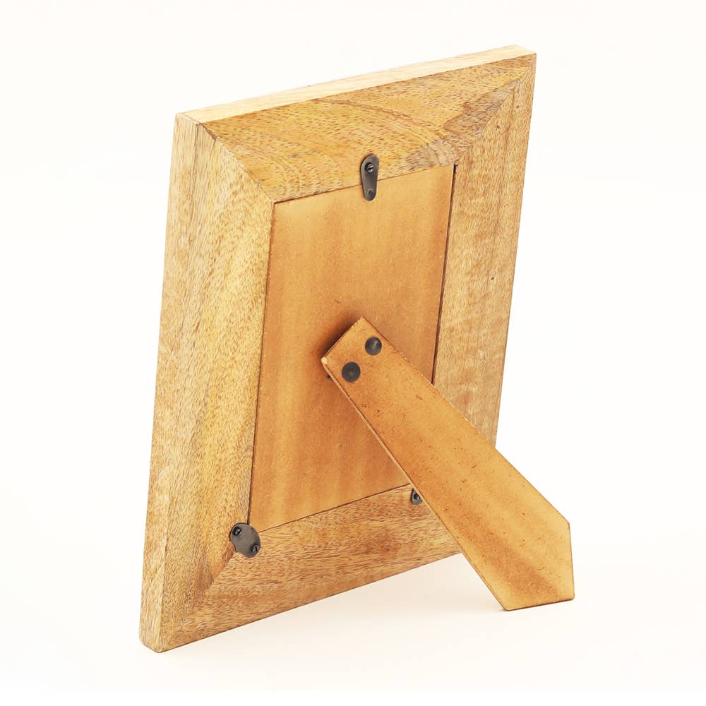 Wood Resin Photo Frame 4'' X 6'' - Natural