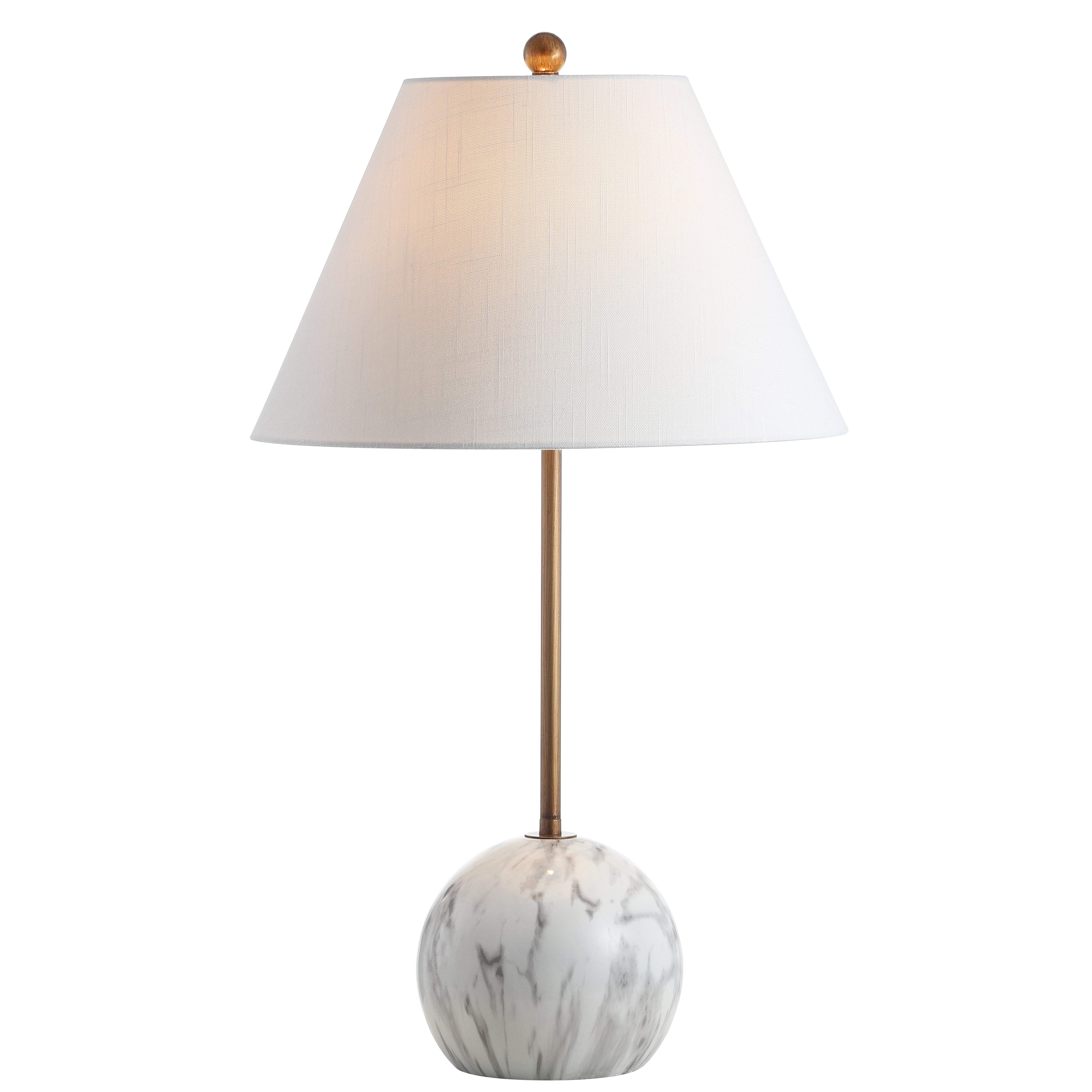 Miami Minimalist Resin/Metal LED Table Lamp