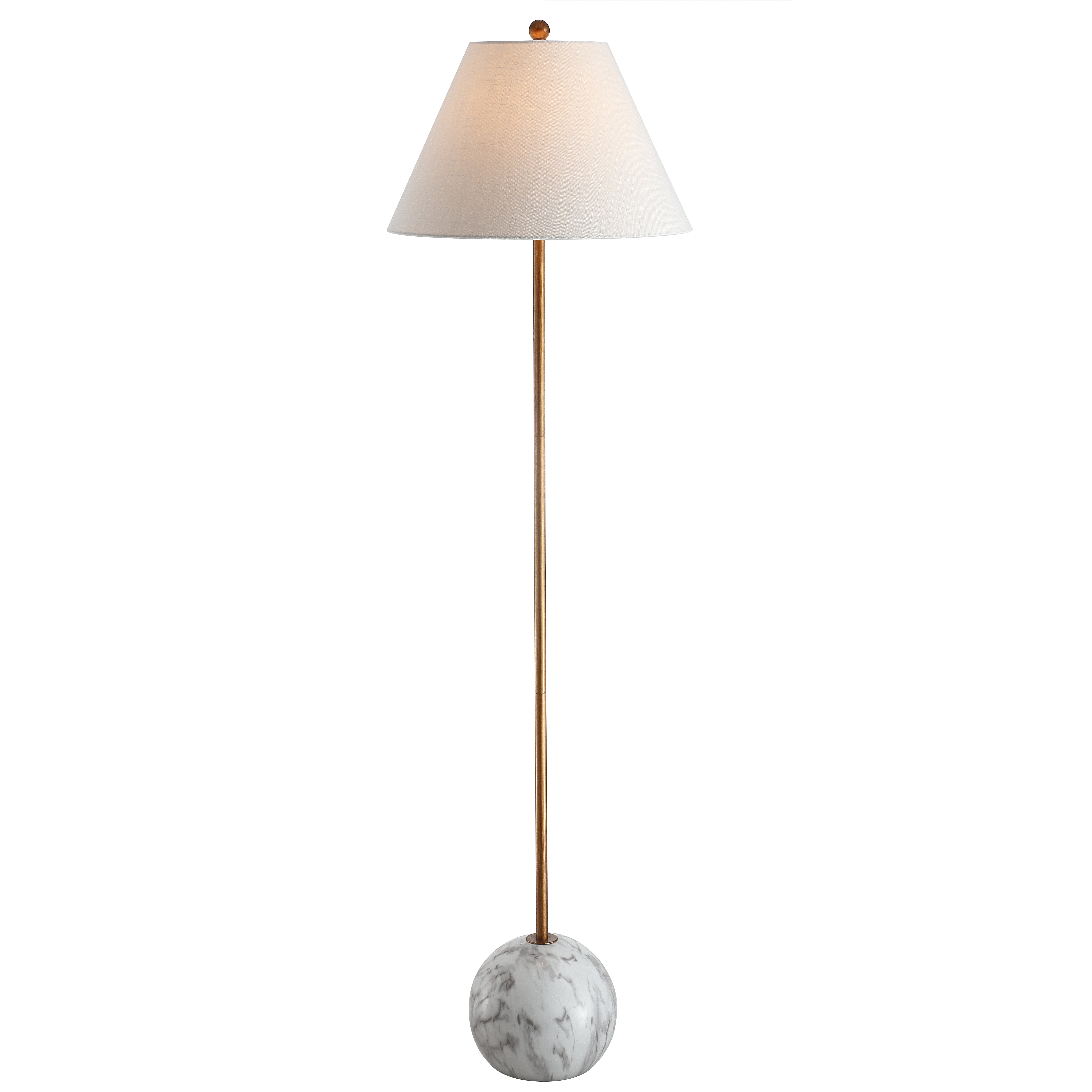 Miami Minimalist Resin/Metal LED Floor Lamp