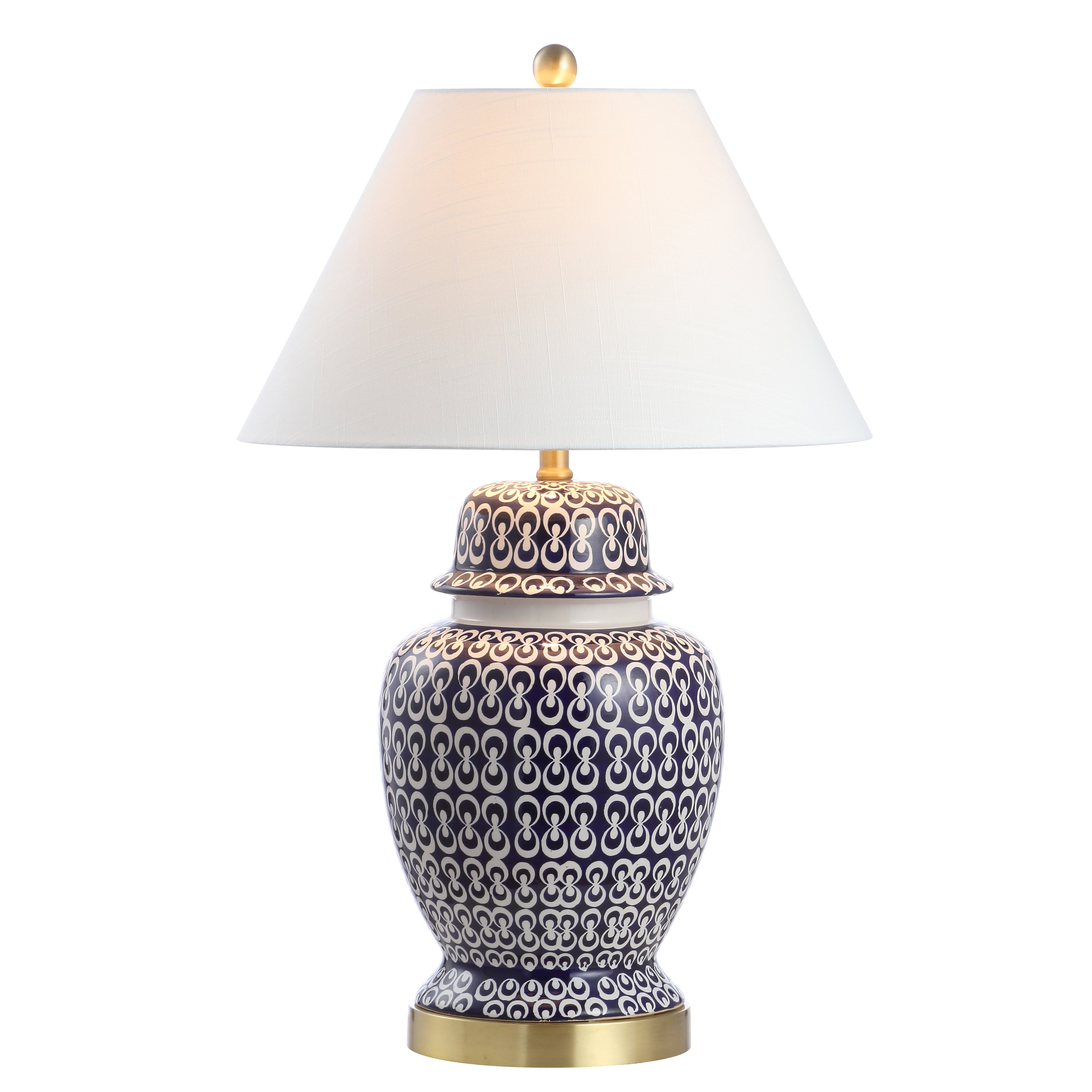 Tegola Ceramic/Iron Coastal Modern LED Table Lamp