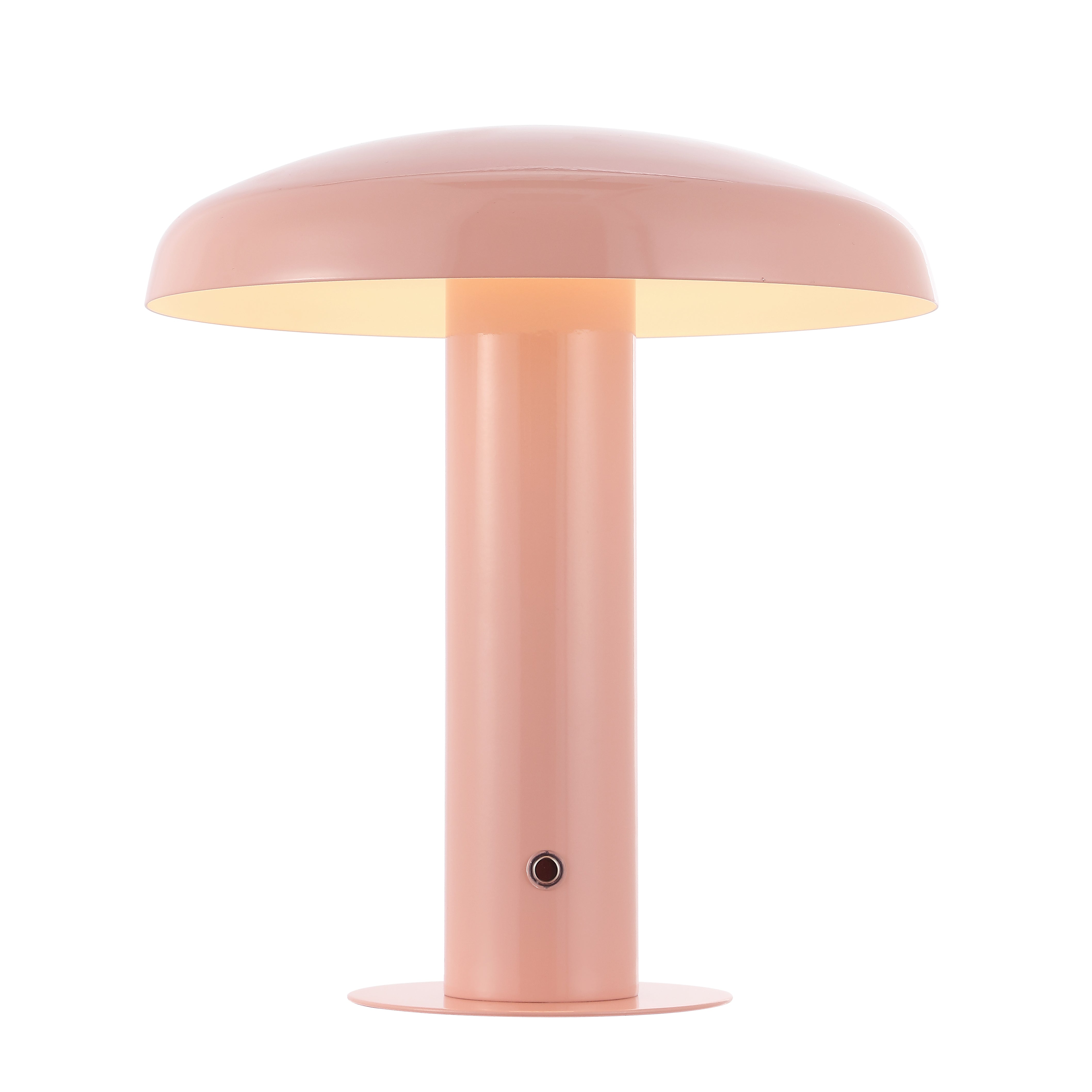 Suillius Contemporary Bohemian Rechargeable/Cordless Iron Dimmable Integrated LED Mushroom Table Lamp