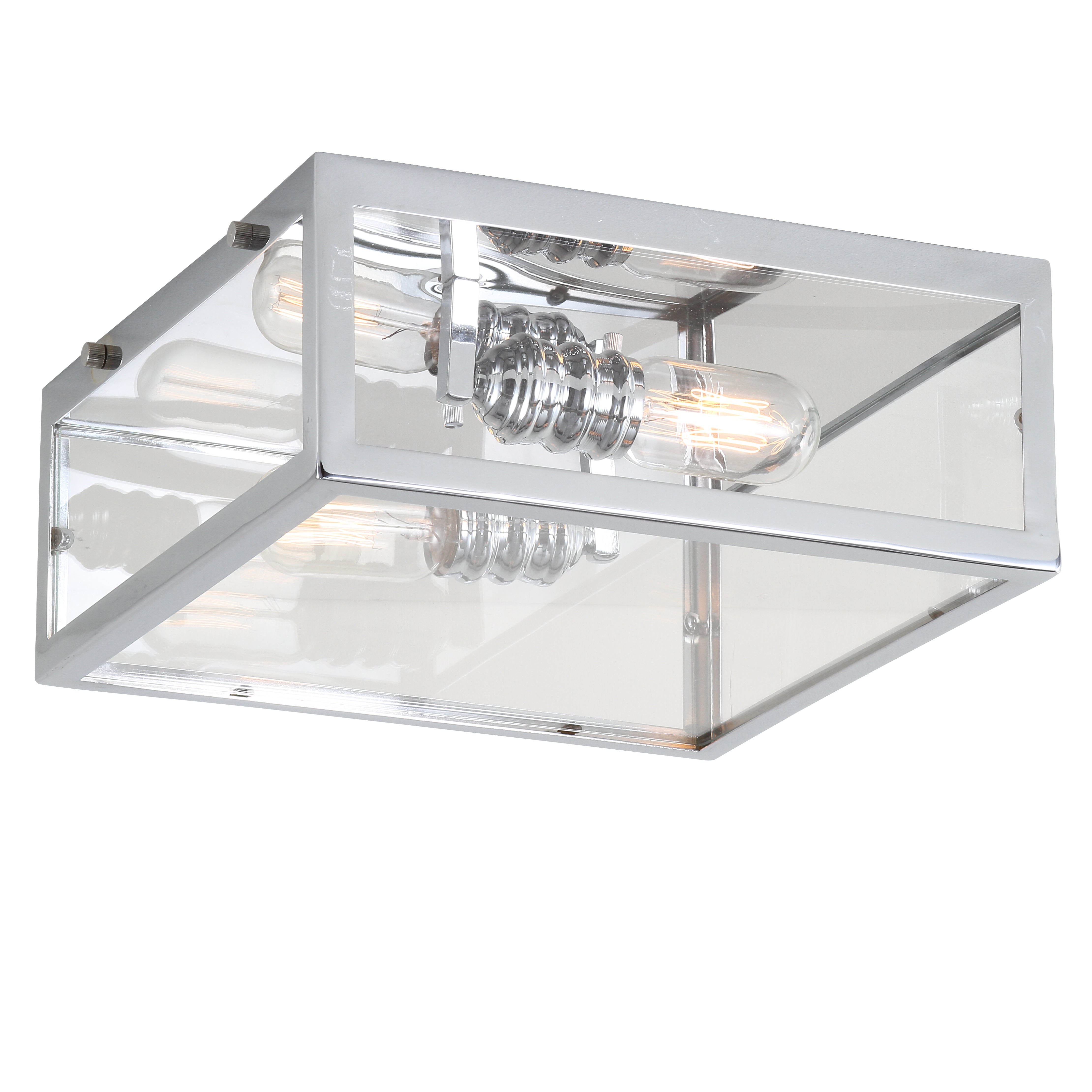 Grayson Metal/Glass LED Flush Mount