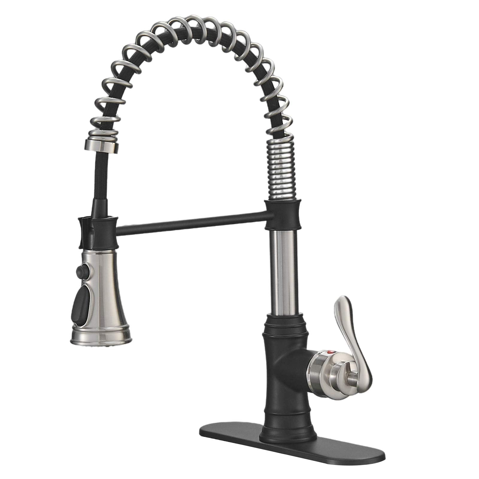 Pull-Down Sprayer 3 Spray Kitchen Faucet Brushed Bronze