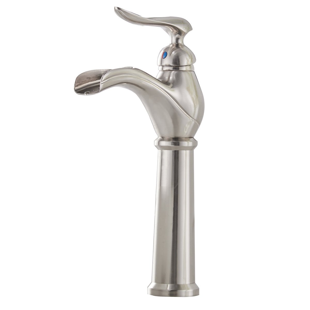 Single Hole 1-Handle Bathroom Faucet in Brushed Nickel