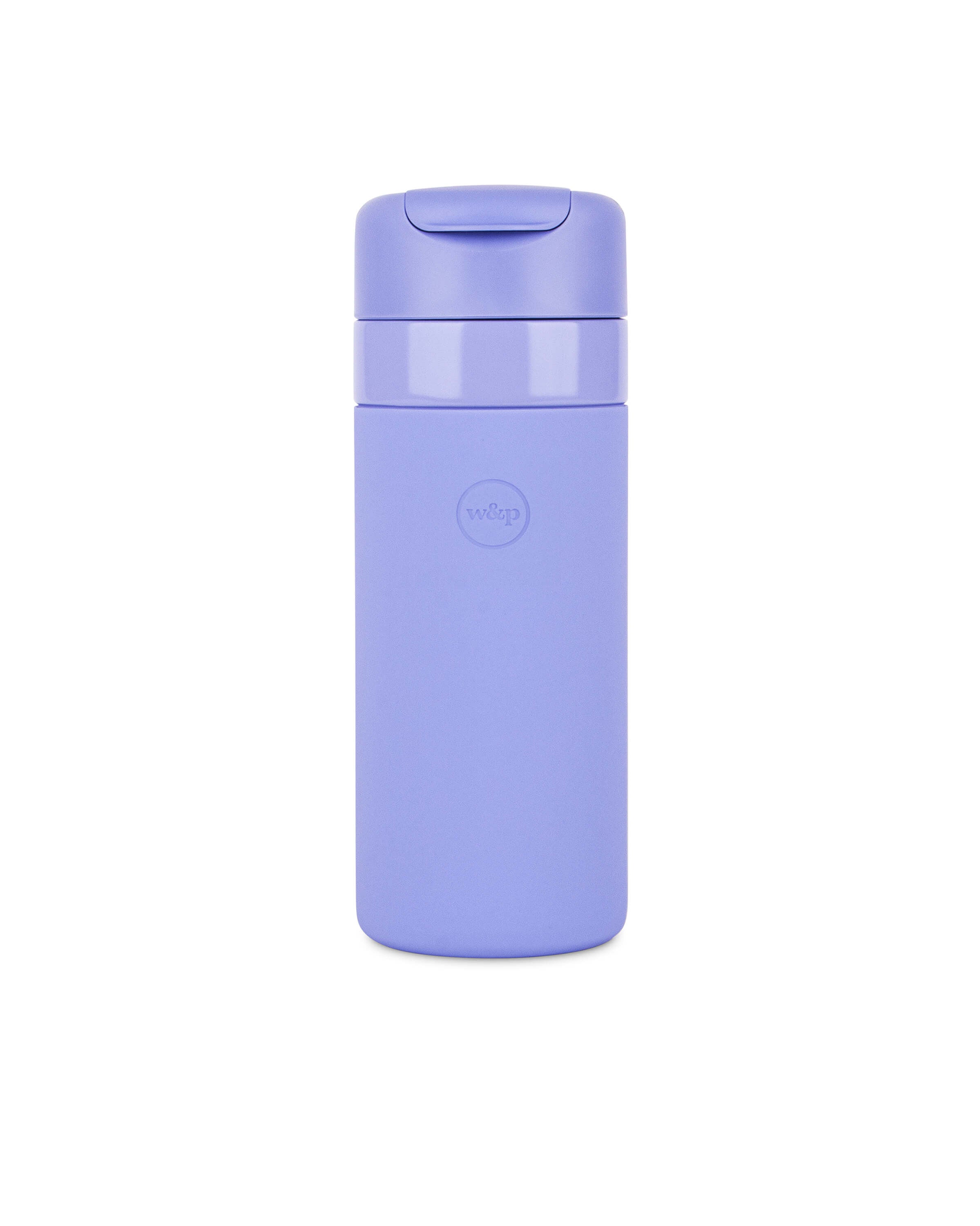 Insulated Travel Ceramic Reusable Bottle (Lavender, 16 Oz.) / Double-Wall, Vacuum-Insulated Keeps Drinks Hot for 16 Hours and Cold for 24 Hours / Porter by W&P