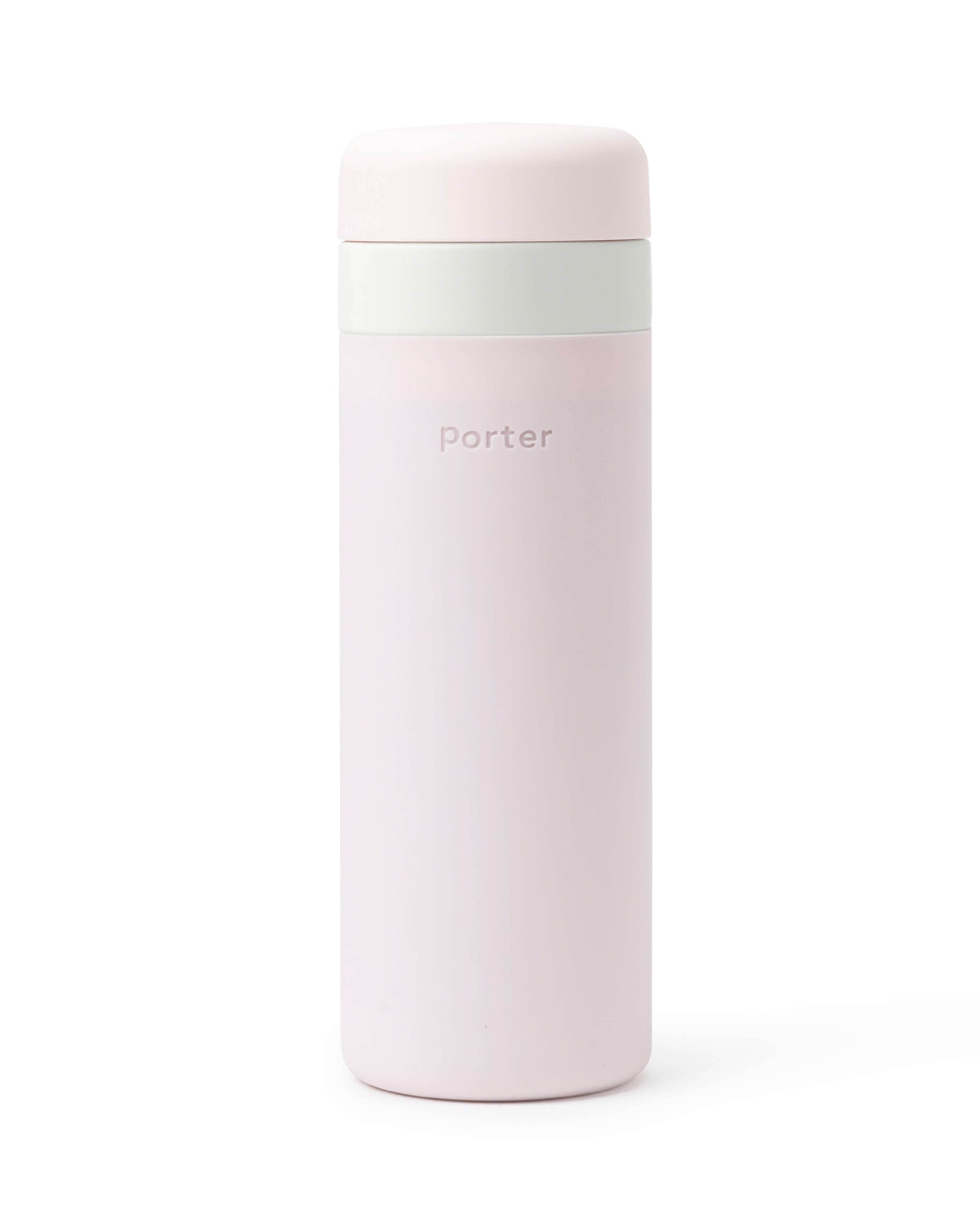 Insulated Ceramic Reusable Ceramic Reusable Bottle (Blush Pink, 20 Oz.) /  (Blush Pink, 12 Oz.) /  / Porter by W&P