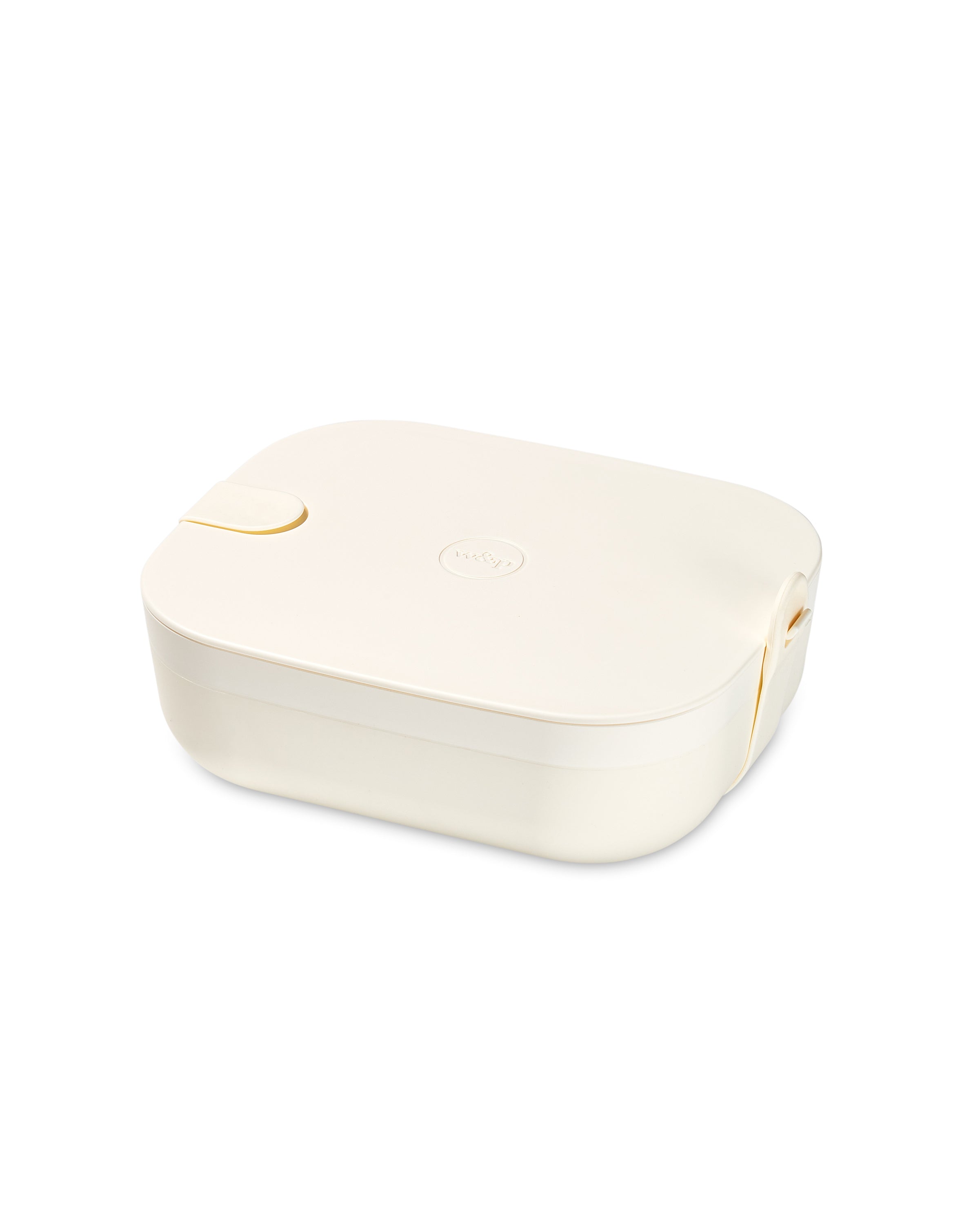 Bento Box / Eco-Friendly Silicone / Freezer, Dishwasher & Microwave Safe (Cream) / Porter by W&P