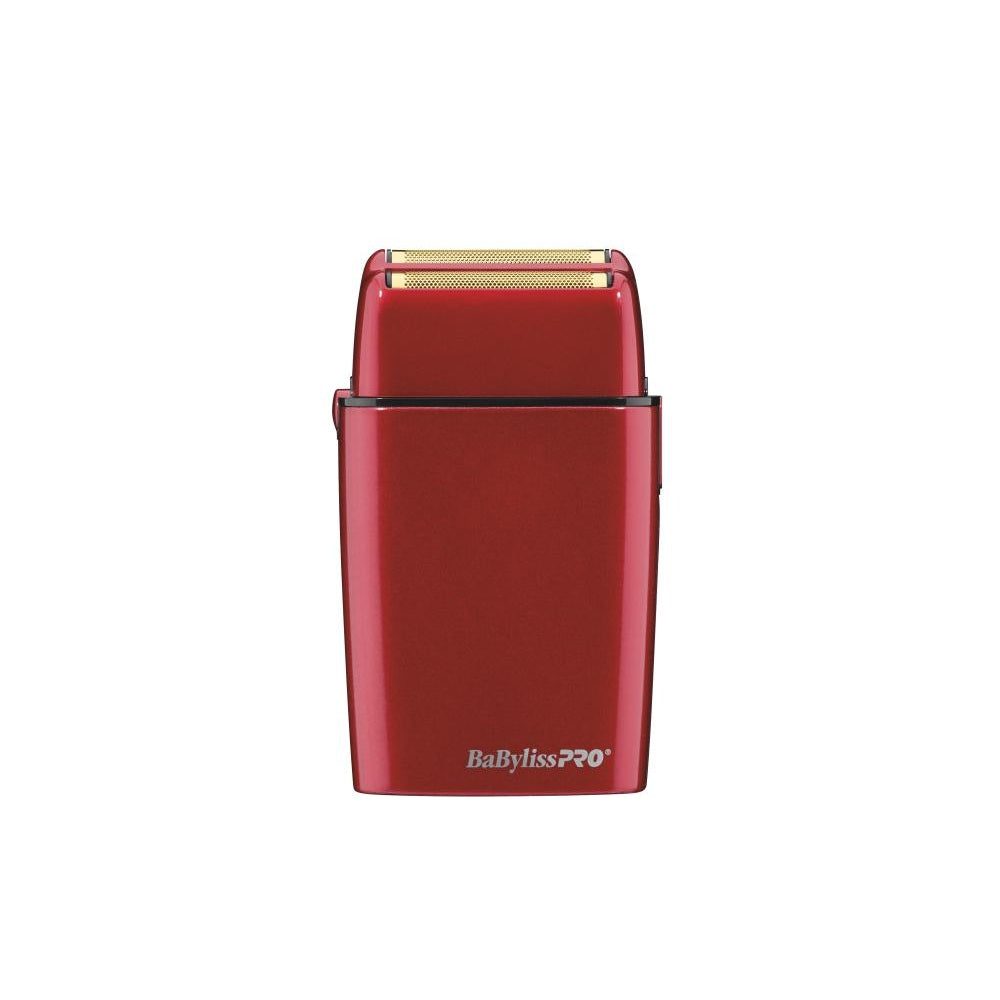 BaBylissPRO FOILFX02 Cordless Metal Red Double Foil Shaver