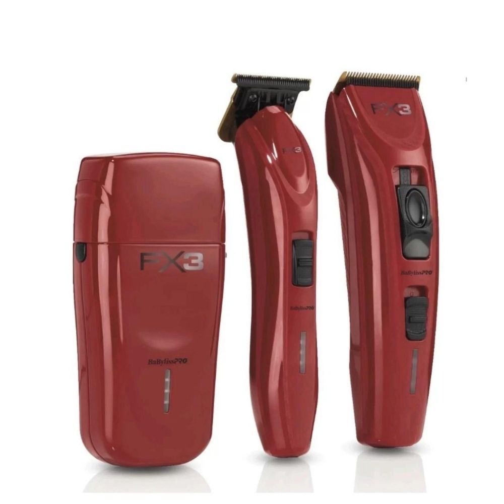 BaBylissPRO FX3 Clipper, Trimmer & Double Foil Shaver Combo