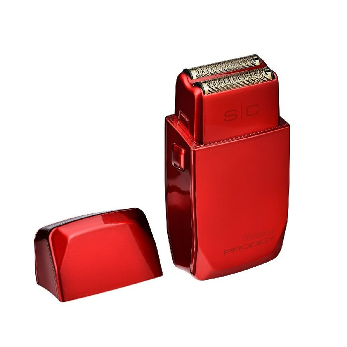 StyleCraft Wireless Prodigy Foil Shaver - Shiny Metallic Red